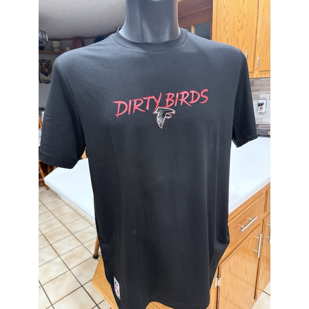 Atlanta Falcons Shirt Dirty Birds Mens Shirt XL Black NFL Short Sleeve‎ 2023